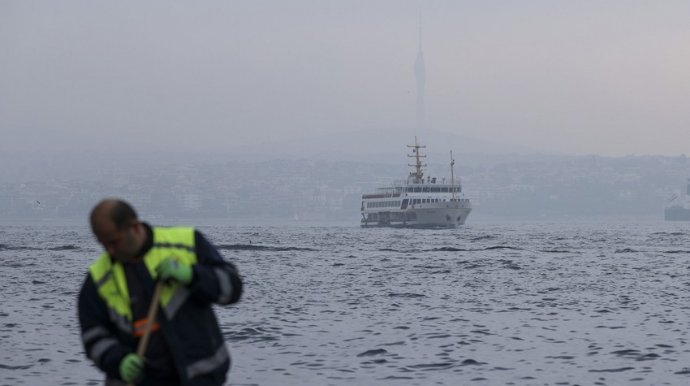 Bosfor boğazında gəmilərin hərəkəti bərpa olunub