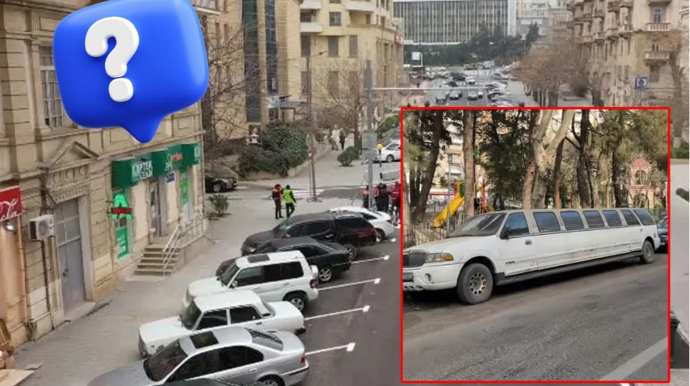 Bakıda limuzinlər üçün parklanma problemi: Ödəniş necə hesablanmalıdır? - FOTO