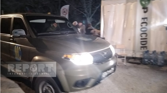 Laçından Xankəndi istiqamətində sülhməramlıların daha iki avtomobili maneəsiz hərəkət edib