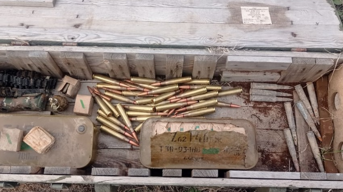 Ağdamda döyüş sursatı aşkarlanıb  - FOTO