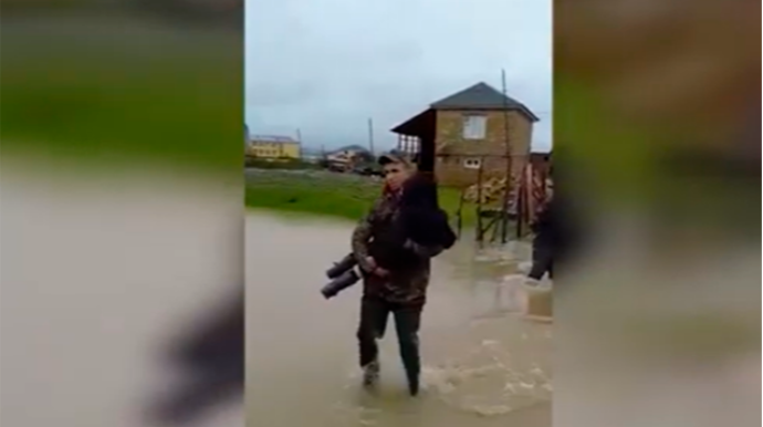 Su basmış rayonlarda vəziyyət necədir?  - VİDEO