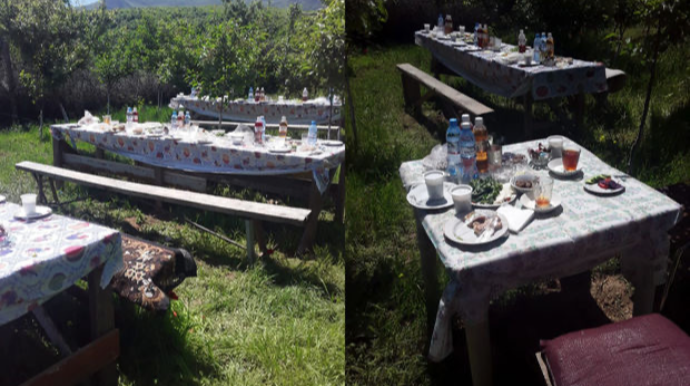 Şabranda yas mərasimi cərimələnmə ilə bitdi - FOTO