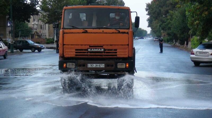 İmişlidə dezinfeksiya işlərinə diqqət artırılıb - FOTO