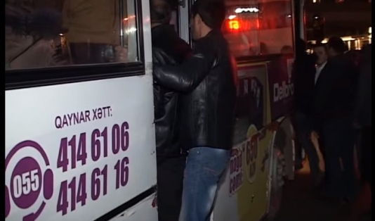 Avtobuslarda sərnişin sıxlığı problemi çözülmür - VİDEO