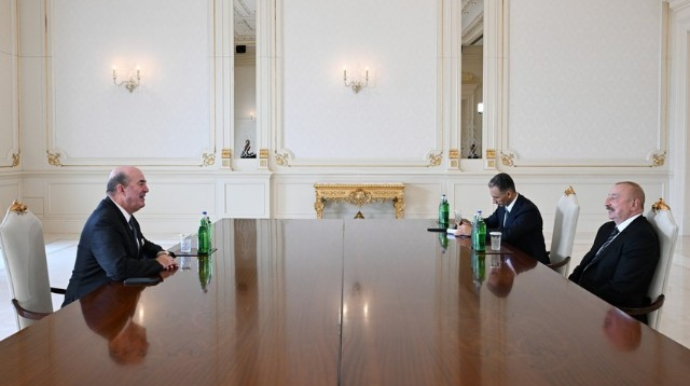 Prezident Mark Börnsü qəbul edib - YENİLƏNİB 