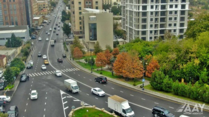 Bakıda bu yol sürücülərin istifadəsinə verildi - VİDEO