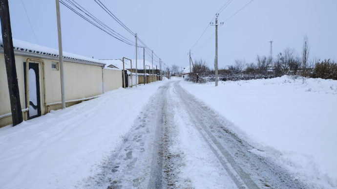 Şimal bölgəsində nəqliyyatın hərəkəti çətinləşdi   - FOTO
