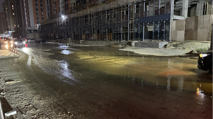 MİDA yaşayış kompleksinin həyətində su xəttində baş verən qəza ARADAN QALDIRILDI 