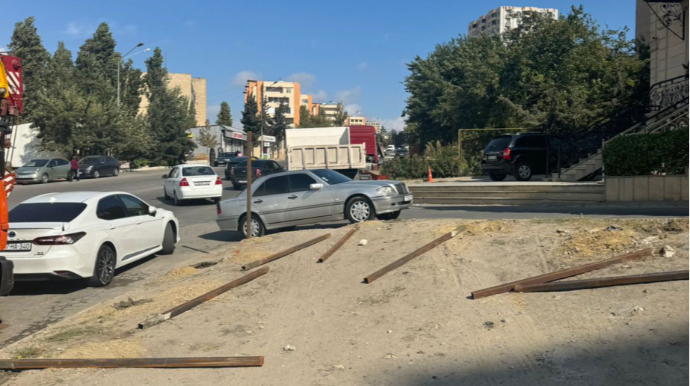 Yeni Günəşlidə torpağın zəbt edilməsinin qarşısı alınıb - FOTO 