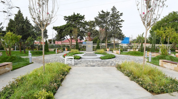 Prezident Əmircanda parkda yaradılan şəraitlə tanış olub