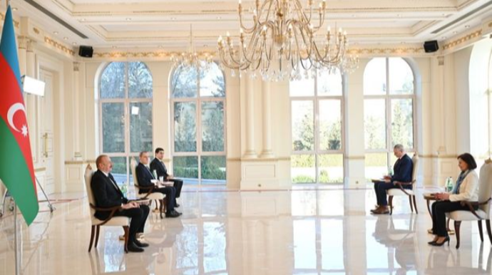 Prezident:  “Ermənistanın irəli sürdüyü əsassız iddialar tamamilə yalan və cəfəngdir”