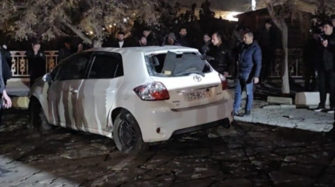 Sərxoş sürücü qəza törətdi - FOTOLAR 