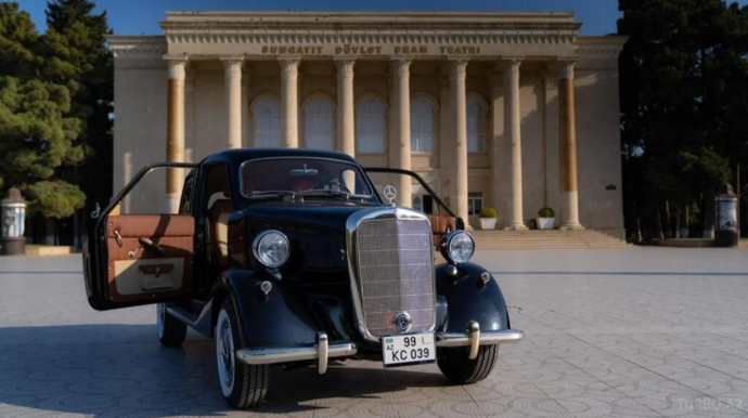 Ölkədə tək olan "Mercedes" FANTASTİK QİYMƏTƏ satışa çıxarıldı - FOTO 