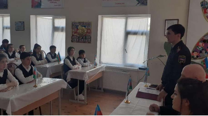 İsmayıllıda məktəblilər narkomaniyanın fəsadları ilə bağlı maarifləndirildilər  - FOTO