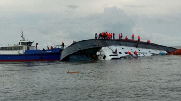 Xəzər dənizində Rusiya gəmiləri toqquşub, yaralılar var 