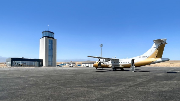 Zəngilan aeroportundakı radiotexniki vasitələr uçuş yoxlamasından keçirilir - FOTO