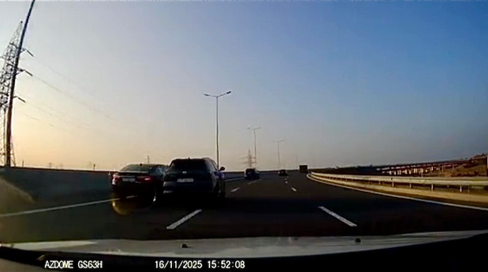 Toy günü qayda pozan bəy qəzadan son anda belə yayındı - REAL VİDEO 