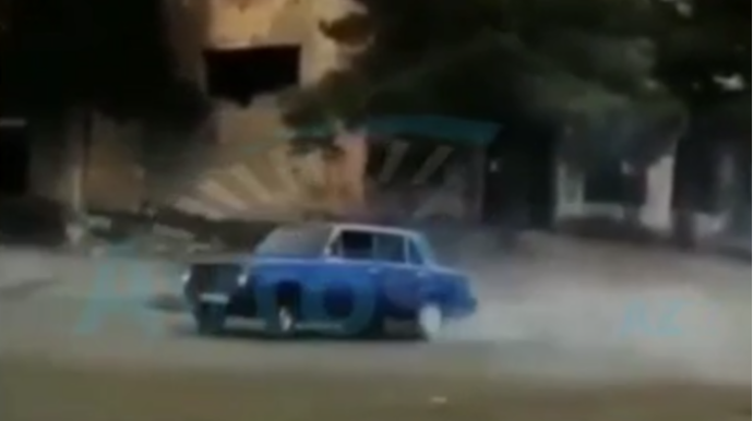 Zaqatalada qəza törədib ölümə səbəb olan sürücünün "avtoş"luq videosu yayıldı - VİDEO