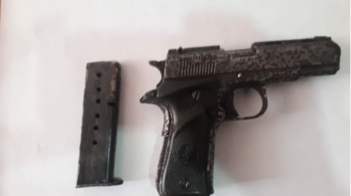 Neftçalada üzərində tapança gəzdirən şəxs saxlanılıb - FOTO