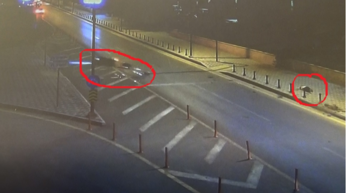 Bakıda motosiklet sürücüsü yaşlı qadını belə öldürdü - REAL VİDEO