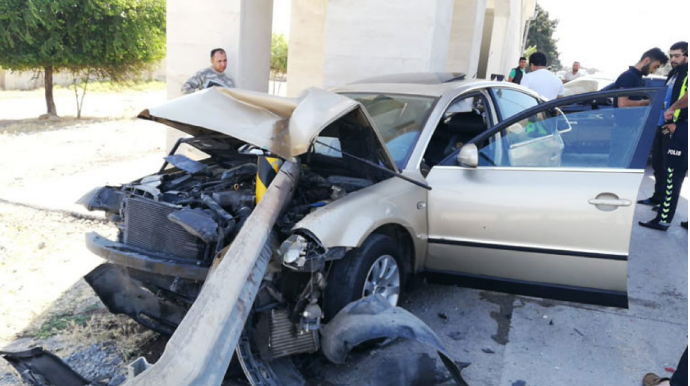 Bakı-Quba yolunda qəza olub   - FOTO