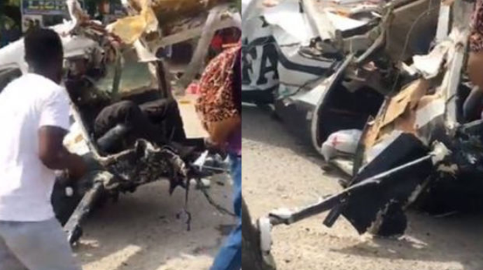 Təyyarə avtomobil yoluna təcili eniş etdi: Altı nəfər həlak oldu - VİDEO