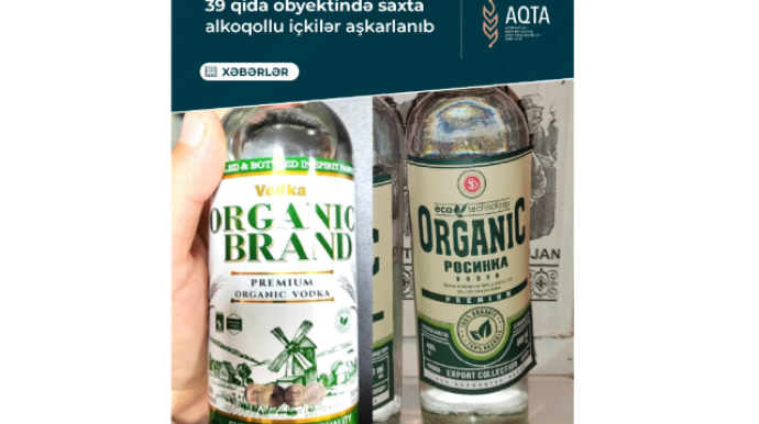 39 qida obyektində saxta alkoqollu içkilər aşkarlandı - FOTOLAR 