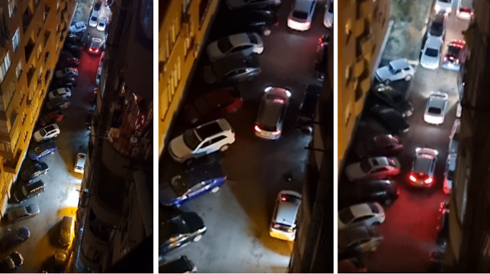 Bu küçədə sürücülər yol üstündə hər gün dava edir - Yasamalda xaos - VİDEO 
