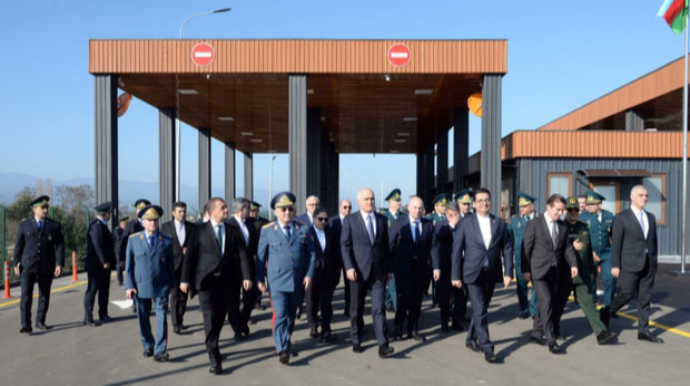 Azərbaycan-İran sərhədində avtomobil körpüsünün və modul tipli buraxılış məntəqəsinin açılışı oldu  - FOTO