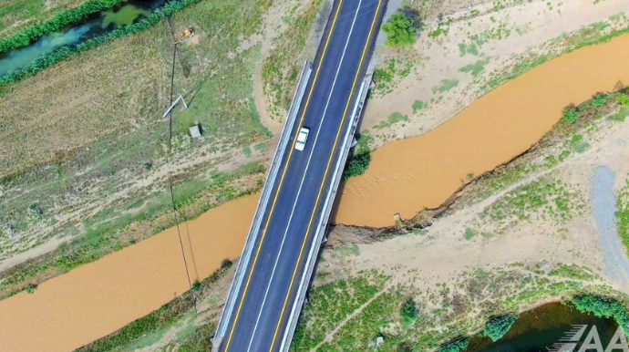 Ələt-Astara-İran sərhədi magistral yolunun bir hissəsi əsaslı təmir edilib - VİDEO