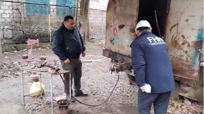 Qazaxda maye qazdoldurma məntəqəsinin fəaliyyəti dayandırıldı - VİDEO 