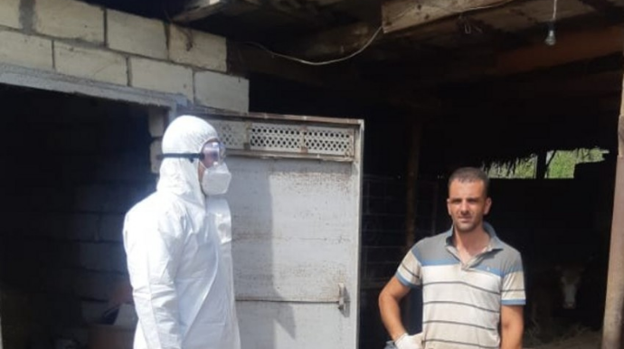 Saatlıda COVID-19 xəstəsi saxlanılıb  - FOTO