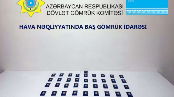 Gizlədilən 37 ədəd qızıl külçələr aşkarlandı