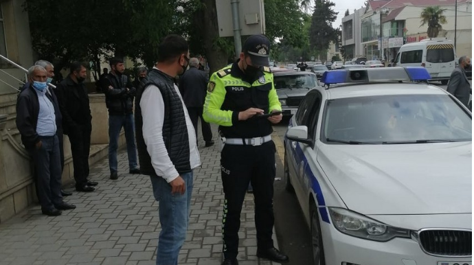 Biləsuvarda yol polisi reyd keçirib  - FOTO