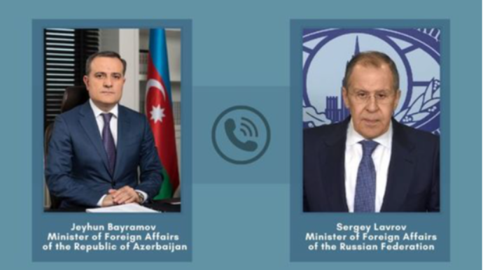 Ceyhun Bayramovla Sergey Lavrov arasında telefon danışığı olub