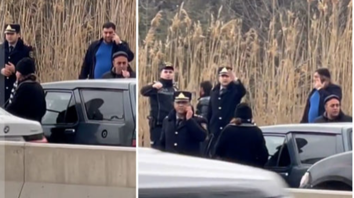 Cəriməyə görə polis tərəfindən saxlanılan şəxs qəfil öldü - VİDEO