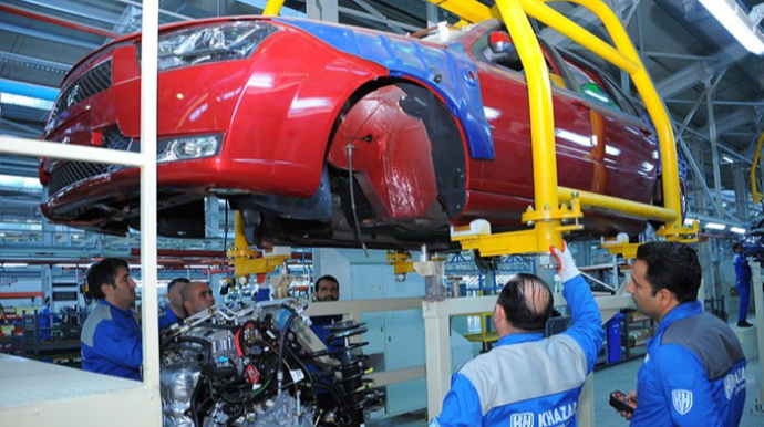 Hacıqabulda minik avtomobillərinin istehsalı son 3 ildə 4 dəfəyə yaxın artdı