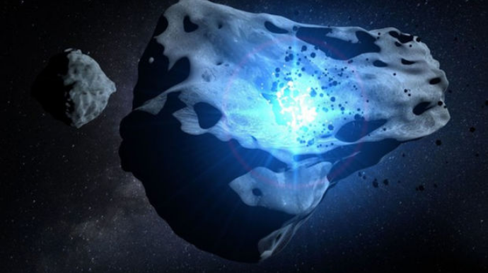 Астероид Диморф после атаки НАСА стал кометой
