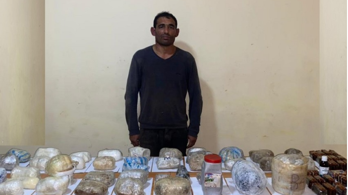 Dövlət sərhədini pozaraq qaçmağa cəhd edən şəxs saxlanılıb