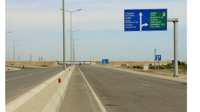 Bakı-Quba yolunun tikintisi sürətlə davam etdirilir