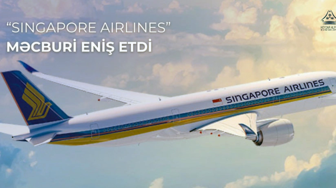 “Singapore Airlines” aviaşirkətinə məxsus təyyarə Bakıya məcburi eniş edib