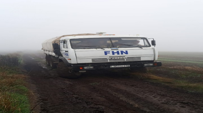Qusarda leysan nəticəsində köməksiz qalan vətəndaşlar xilas edilib  - FOTO - VİDEO