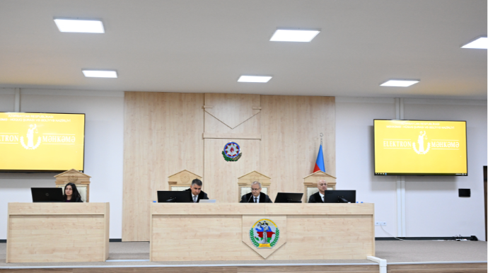 Zərər çəkmiş şəxslər məhkəmədə ifadə veriblər - FOTO