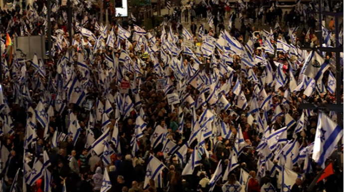 İsraildə etirazların yeni mərhələsi   - FOTO