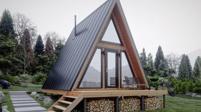 Azərbaycanda "A-frame" evlər tikən biznesmen həbs olundu