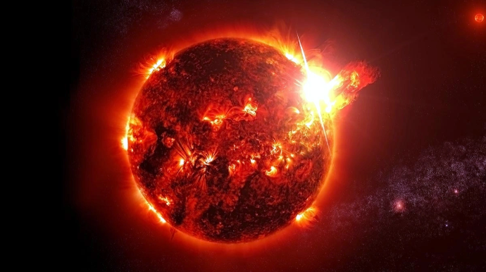 Günəşdə ardıcıl üçüncü güclü partlayış qeydə alınıb