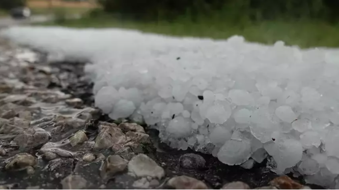  Kəlbəcərə dolu düşdü - FAKTİKİ HAVA 