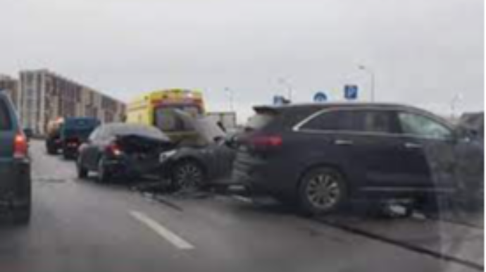 Beş avtomobil toqquşdu - DƏHŞƏTLİ QƏZA   - FOTO