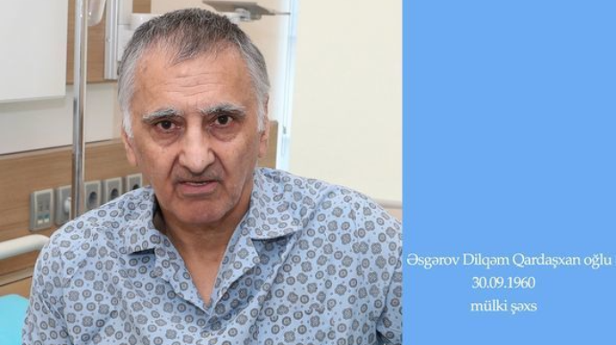 Dilqəm Əsgərov 6 il sonra evində   - FOTO