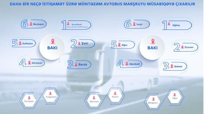 Daha bir neçə müntəzəm avtobus marşrutu müsabiqəyə çıxarılır 